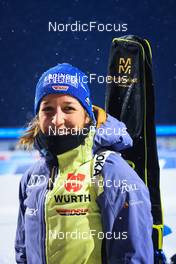 02.12.2021, Oestersund, Sweden, (SWE): Franziska Preuss (GER) - IBU World Cup Biathlon, sprint women, Oestersund (SWE). www.nordicfocus.com. © Manzoni/NordicFocus. Every downloaded picture is fee-liable.