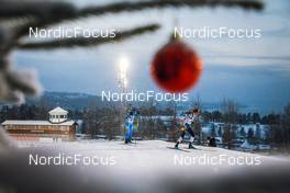 02.12.2021, Oestersund, Sweden, (SWE): Samuela Comola (ITA), Deedra Irwin (USA), (l-r) - IBU World Cup Biathlon, sprint women, Oestersund (SWE). www.nordicfocus.com. © Manzoni/NordicFocus. Every downloaded picture is fee-liable.