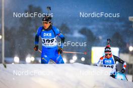 02.12.2021, Oestersund, Sweden, (SWE): Caroline Colombo (FRA) - IBU World Cup Biathlon, sprint women, Oestersund (SWE). www.nordicfocus.com. © Manzoni/NordicFocus. Every downloaded picture is fee-liable.
