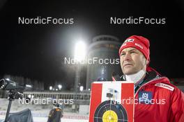 01.12.2021, Oestersund, Sweden, (SWE): Ludwig Gredler (AUT), coach Team Austria - IBU World Cup Biathlon, training, Oestersund (SWE). www.nordicfocus.com. © Manzoni/NordicFocus. Every downloaded picture is fee-liable.