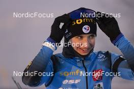 01.12.2021, Oestersund, Sweden, (SWE): Julia Simon (FRA) - IBU World Cup Biathlon, training, Oestersund (SWE). www.nordicfocus.com. © Manzoni/NordicFocus. Every downloaded picture is fee-liable.