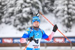 11.12.2021, Hochfilzen, Austria (AUT): Alexander Loginov (RUS) -  IBU World Cup Biathlon, pursuit men, Hochfilzen (AUT). www.nordicfocus.com. © Manzoni/NordicFocus. Every downloaded picture is fee-liable.