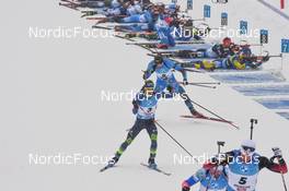 11.12.2021, Hochfilzen, Austria (AUT): Anton Smolski (BLR), Emilien Jacquelin (FRA) -  IBU World Cup Biathlon, pursuit men, Hochfilzen (AUT). www.nordicfocus.com. © Tumashov/NordicFocus. Every downloaded picture is fee-liable.