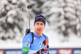 11.12.2021, Hochfilzen, Austria (AUT): Quentin Fillon Maillet (FRA) -  IBU World Cup Biathlon, pursuit men, Hochfilzen (AUT). www.nordicfocus.com. © Manzoni/NordicFocus. Every downloaded picture is fee-liable.