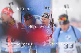 11.12.2021, Hochfilzen, Austria (AUT): Emilien Jacquelin (FRA), Fabien Claude (FRA) -  IBU World Cup Biathlon, pursuit men, Hochfilzen (AUT). www.nordicfocus.com. © Tumashov/NordicFocus. Every downloaded picture is fee-liable.