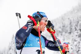 11.12.2021, Hochfilzen, Austria (AUT): Erik Lesser (GER) -  IBU World Cup Biathlon, pursuit men, Hochfilzen (AUT). www.nordicfocus.com. © Manzoni/NordicFocus. Every downloaded picture is fee-liable.