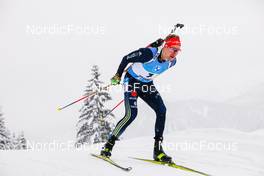 11.12.2021, Hochfilzen, Austria (AUT): Johannes Kuehn (GER) -  IBU World Cup Biathlon, pursuit men, Hochfilzen (AUT). www.nordicfocus.com. © Manzoni/NordicFocus. Every downloaded picture is fee-liable.