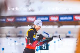 11.12.2021, Hochfilzen, Austria (AUT): Vetle Sjaastad Christiansen (NOR) -  IBU World Cup Biathlon, pursuit men, Hochfilzen (AUT). www.nordicfocus.com. © Manzoni/NordicFocus. Every downloaded picture is fee-liable.