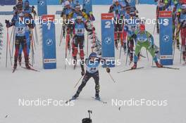 11.12.2021, Hochfilzen, Austria (AUT): Erik Lesser (GER) -  IBU World Cup Biathlon, pursuit men, Hochfilzen (AUT). www.nordicfocus.com. © Tumashov/NordicFocus. Every downloaded picture is fee-liable.