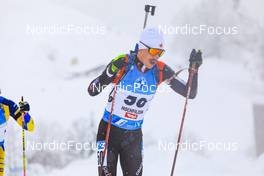 11.12.2021, Hochfilzen, Austria (AUT): Adam Runnalls (CAN) -  IBU World Cup Biathlon, pursuit men, Hochfilzen (AUT). www.nordicfocus.com. © Manzoni/NordicFocus. Every downloaded picture is fee-liable.