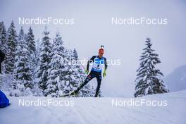 11.12.2021, Hochfilzen, Austria (AUT): Johannes Kuehn (GER) -  IBU World Cup Biathlon, pursuit men, Hochfilzen (AUT). www.nordicfocus.com. © Tumashov/NordicFocus. Every downloaded picture is fee-liable.