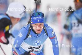 11.12.2021, Hochfilzen, Austria (AUT): Lukas Hofer (ITA) -  IBU World Cup Biathlon, pursuit men, Hochfilzen (AUT). www.nordicfocus.com. © Tumashov/NordicFocus. Every downloaded picture is fee-liable.