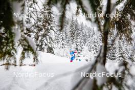 11.12.2021, Hochfilzen, Austria (AUT): Eduard Latypov (RUS) -  IBU World Cup Biathlon, pursuit men, Hochfilzen (AUT). www.nordicfocus.com. © Manzoni/NordicFocus. Every downloaded picture is fee-liable.