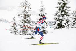 11.12.2021, Hochfilzen, Austria (AUT): Sean Doherty (USA) -  IBU World Cup Biathlon, pursuit men, Hochfilzen (AUT). www.nordicfocus.com. © Manzoni/NordicFocus. Every downloaded picture is fee-liable.
