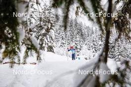 11.12.2021, Hochfilzen, Austria (AUT): Philipp Nawrath (GER) -  IBU World Cup Biathlon, pursuit men, Hochfilzen (AUT). www.nordicfocus.com. © Manzoni/NordicFocus. Every downloaded picture is fee-liable.