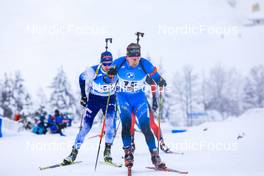 11.12.2021, Hochfilzen, Austria (AUT): Fabien Claude (FRA) -  IBU World Cup Biathlon, pursuit men, Hochfilzen (AUT). www.nordicfocus.com. © Manzoni/NordicFocus. Every downloaded picture is fee-liable.