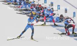 11.12.2021, Hochfilzen, Austria (AUT): Quentin Fillon Maillet (FRA) -  IBU World Cup Biathlon, pursuit men, Hochfilzen (AUT). www.nordicfocus.com. © Tumashov/NordicFocus. Every downloaded picture is fee-liable.