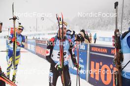 11.12.2021, Hochfilzen, Austria (AUT): Adam Runnalls (CAN) -  IBU World Cup Biathlon, pursuit men, Hochfilzen (AUT). www.nordicfocus.com. © Tumashov/NordicFocus. Every downloaded picture is fee-liable.