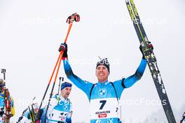 11.12.2021, Hochfilzen, Austria (AUT): Quentin Fillon Maillet (FRA) -  IBU World Cup Biathlon, pursuit men, Hochfilzen (AUT). www.nordicfocus.com. © Manzoni/NordicFocus. Every downloaded picture is fee-liable.