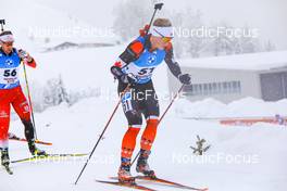 11.12.2021, Hochfilzen, Austria (AUT): Scott Gow (CAN) -  IBU World Cup Biathlon, pursuit men, Hochfilzen (AUT). www.nordicfocus.com. © Manzoni/NordicFocus. Every downloaded picture is fee-liable.