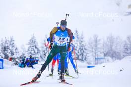 11.12.2021, Hochfilzen, Austria (AUT): Vytautas Strolia (LTU) -  IBU World Cup Biathlon, pursuit men, Hochfilzen (AUT). www.nordicfocus.com. © Manzoni/NordicFocus. Every downloaded picture is fee-liable.