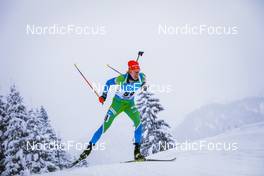 11.12.2021, Hochfilzen, Austria (AUT): Lovro Planko (SLO) -  IBU World Cup Biathlon, pursuit men, Hochfilzen (AUT). www.nordicfocus.com. © Tumashov/NordicFocus. Every downloaded picture is fee-liable.