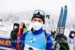 11.12.2021, Hochfilzen, Austria (AUT): Anton Smolski (BLR) -  IBU World Cup Biathlon, pursuit men, Hochfilzen (AUT). www.nordicfocus.com. © Manzoni/NordicFocus. Every downloaded picture is fee-liable.