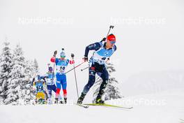 11.12.2021, Hochfilzen, Austria (AUT): Philipp Nawrath (GER), Eduard Latypov (RUS), (l-r) -  IBU World Cup Biathlon, pursuit men, Hochfilzen (AUT). www.nordicfocus.com. © Manzoni/NordicFocus. Every downloaded picture is fee-liable.