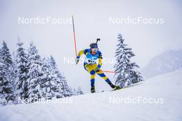 11.12.2021, Hochfilzen, Austria (AUT): Peppe Femling (SWE) -  IBU World Cup Biathlon, pursuit men, Hochfilzen (AUT). www.nordicfocus.com. © Tumashov/NordicFocus. Every downloaded picture is fee-liable.