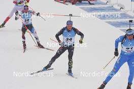 11.12.2021, Hochfilzen, Austria (AUT): Erik Lesser (GER), Michal Krcmar (CZE) -  IBU World Cup Biathlon, pursuit men, Hochfilzen (AUT). www.nordicfocus.com. © Tumashov/NordicFocus. Every downloaded picture is fee-liable.