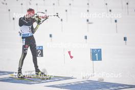 11.12.2021, Hochfilzen, Austria (AUT): Johannes Kuehn (GER) -  IBU World Cup Biathlon, pursuit men, Hochfilzen (AUT). www.nordicfocus.com. © Tumashov/NordicFocus. Every downloaded picture is fee-liable.