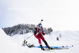 12.12.2021, Hochfilzen, Austria (AUT): Lisa Theresa Hauser (AUT) -  IBU World Cup Biathlon, pursuit women, Hochfilzen (AUT). www.nordicfocus.com. © Manzoni/NordicFocus. Every downloaded picture is fee-liable.