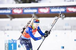 12.12.2021, Hochfilzen, Austria (AUT): Hanna Sola (BLR) -  IBU World Cup Biathlon, pursuit women, Hochfilzen (AUT). www.nordicfocus.com. © Manzoni/NordicFocus. Every downloaded picture is fee-liable.
