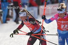 12.12.2021, Hochfilzen, Austria (AUT): Tiril Eckhoff (NOR) -  IBU World Cup Biathlon, pursuit women, Hochfilzen (AUT). www.nordicfocus.com. © Tumashov/NordicFocus. Every downloaded picture is fee-liable.