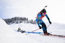 12.12.2021, Hochfilzen, Austria (AUT): Chloe Chevalier (FRA) -  IBU World Cup Biathlon, pursuit women, Hochfilzen (AUT). www.nordicfocus.com. © Manzoni/NordicFocus. Every downloaded picture is fee-liable.