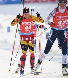12.12.2021, Hochfilzen, Austria (AUT): Lotte Lie (BEL) -  IBU World Cup Biathlon, pursuit women, Hochfilzen (AUT). www.nordicfocus.com. © Tumashov/NordicFocus. Every downloaded picture is fee-liable.