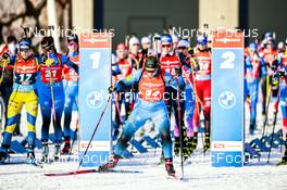 12.12.2021, Hochfilzen, Austria (AUT): Anais Bescond (FRA) -  IBU World Cup Biathlon, pursuit women, Hochfilzen (AUT). www.nordicfocus.com. © Tumashov/NordicFocus. Every downloaded picture is fee-liable.