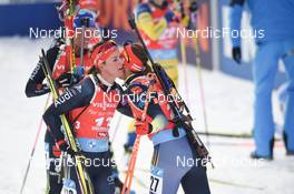 12.12.2021, Hochfilzen, Austria (AUT): Denise Herrmann (GER), Vanessa Voigt (GER) -  IBU World Cup Biathlon, pursuit women, Hochfilzen (AUT). www.nordicfocus.com. © Tumashov/NordicFocus. Every downloaded picture is fee-liable.