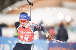 12.12.2021, Hochfilzen, Austria (AUT): Franziska Preuss (GER) -  IBU World Cup Biathlon, pursuit women, Hochfilzen (AUT). www.nordicfocus.com. © Tumashov/NordicFocus. Every downloaded picture is fee-liable.