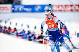 12.12.2021, Hochfilzen, Austria (AUT): Suvi Minkkinen (FIN) -  IBU World Cup Biathlon, pursuit women, Hochfilzen (AUT). www.nordicfocus.com. © Tumashov/NordicFocus. Every downloaded picture is fee-liable.