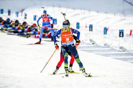 12.12.2021, Hochfilzen, Austria (AUT): Dzinara Alimbekava (BLR) -  IBU World Cup Biathlon, pursuit women, Hochfilzen (AUT). www.nordicfocus.com. © Tumashov/NordicFocus. Every downloaded picture is fee-liable.