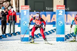 12.12.2021, Hochfilzen, Austria (AUT): Karoline Offigstad Knotten (NOR) -  IBU World Cup Biathlon, pursuit women, Hochfilzen (AUT). www.nordicfocus.com. © Tumashov/NordicFocus. Every downloaded picture is fee-liable.