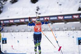 12.12.2021, Hochfilzen, Austria (AUT): Dzinara Alimbekava (BLR) -  IBU World Cup Biathlon, pursuit women, Hochfilzen (AUT). www.nordicfocus.com. © Manzoni/NordicFocus. Every downloaded picture is fee-liable.