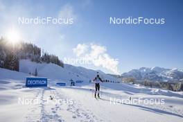 12.12.2021, Hochfilzen, Austria (AUT): Sean Doherty (USA) -  IBU World Cup Biathlon, relay men, Hochfilzen (AUT). www.nordicfocus.com. © Manzoni/NordicFocus. Every downloaded picture is fee-liable.