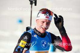 12.12.2021, Hochfilzen, Austria (AUT): Johannes Thingnes Boe (NOR) -  IBU World Cup Biathlon, relay men, Hochfilzen (AUT). www.nordicfocus.com. © Tumashov/NordicFocus. Every downloaded picture is fee-liable.