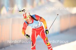 12.12.2021, Hochfilzen, Austria (AUT): Xuezhi Li (CHN) -  IBU World Cup Biathlon, relay men, Hochfilzen (AUT). www.nordicfocus.com. © Tumashov/NordicFocus. Every downloaded picture is fee-liable.