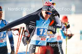 12.12.2021, Hochfilzen, Austria (AUT): Leif Nordgren (USA) -  IBU World Cup Biathlon, relay men, Hochfilzen (AUT). www.nordicfocus.com. © Tumashov/NordicFocus. Every downloaded picture is fee-liable.