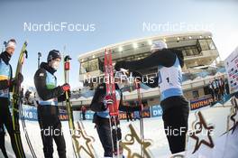 12.12.2021, Hochfilzen, Austria (AUT): Vetle Sjaastad Christiansen (NOR), Johannes Thingnes Boe (NOR), Tarjei Boe (NOR), Sturla Holm Laegreid (NOR) -  IBU World Cup Biathlon, relay men, Hochfilzen (AUT). www.nordicfocus.com. © Tumashov/NordicFocus. Every downloaded picture is fee-liable.