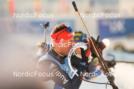 12.12.2021, Hochfilzen, Austria (AUT): Philipp Nawrath (GER) -  IBU World Cup Biathlon, relay men, Hochfilzen (AUT). www.nordicfocus.com. © Tumashov/NordicFocus. Every downloaded picture is fee-liable.