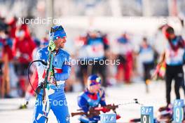 12.12.2021, Hochfilzen, Austria (AUT): Thomas Bormolini (ITA) -  IBU World Cup Biathlon, relay men, Hochfilzen (AUT). www.nordicfocus.com. © Tumashov/NordicFocus. Every downloaded picture is fee-liable.